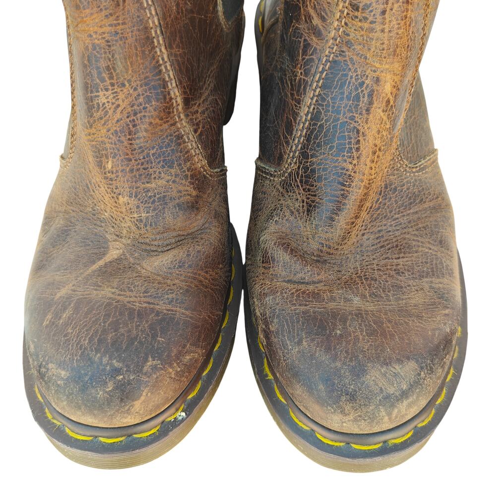 Dr. Martens Cadence Brown Leather Chelsea Boots Size 11 US - Picture 3 of 6